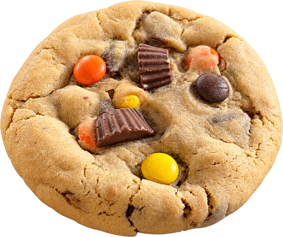 A quarter-pound Triple Reeses cookie